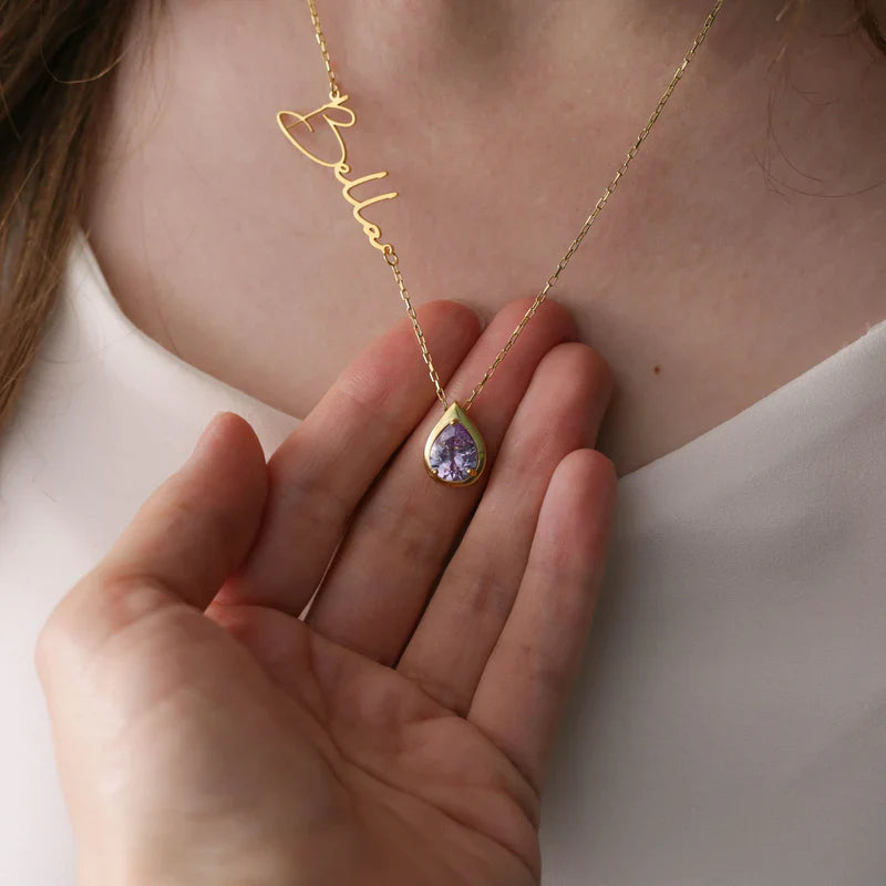 SIGNATURE BIRTHSTONE NECKLACE